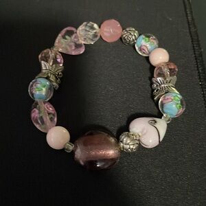 floral beaded bracelet